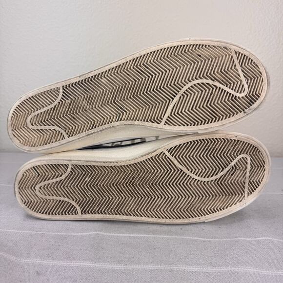 Men’s Nike Blazer Mid 77 Vintage Style Lace Up Leather Sneakers White Black 10 main image 11